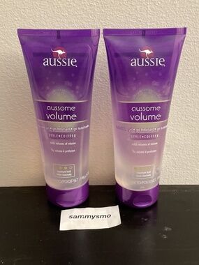 Aussie Aussome Volume Gel Maximum hold, texturizing gel 7 oz x2